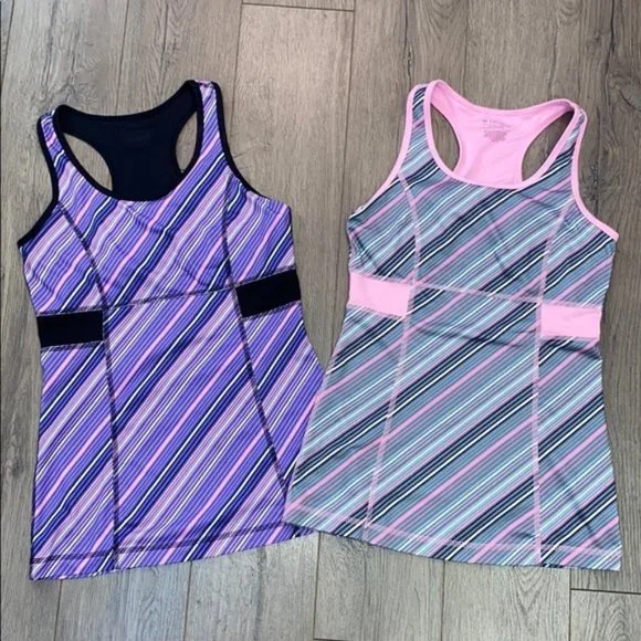 Tek Gear Women’s Performance Exercise Racer Back Top Bundle - Picture 1 of 5